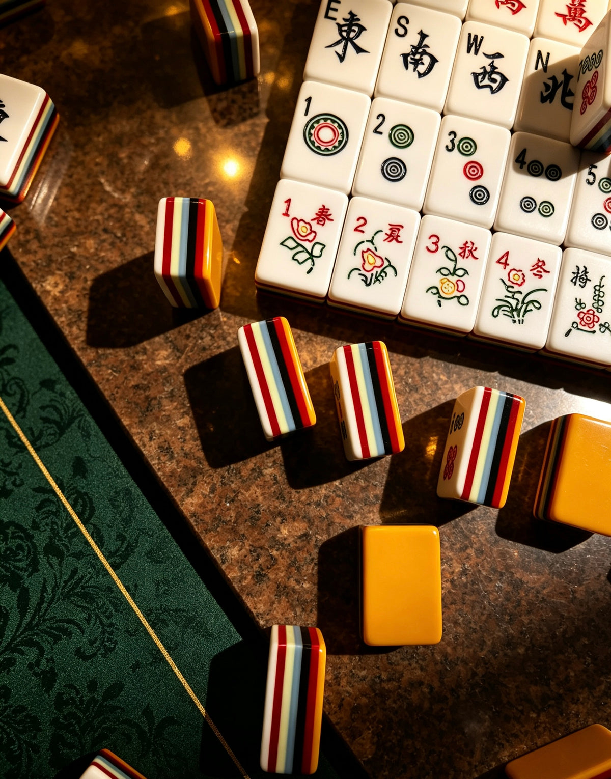 MAHORA 7-Layer: Close-up of wind and flower faces with striped sides